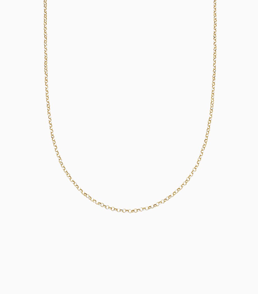 Rolo Chain in Yellow Gold 18 inch