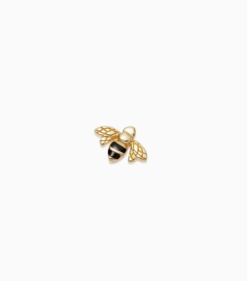 18KT Karat Yellow Gold Bee Charm For Her Necklace Locket Pendant Gift Jewellery Birthday Anniversary