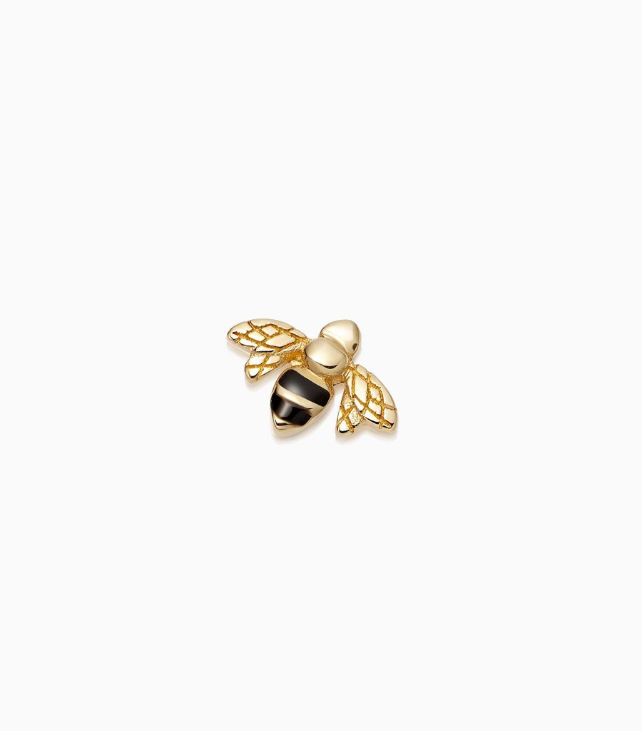 18KT Karat Yellow Gold Bee Charm For Her Necklace Locket Pendant Gift Jewellery Birthday Anniversary