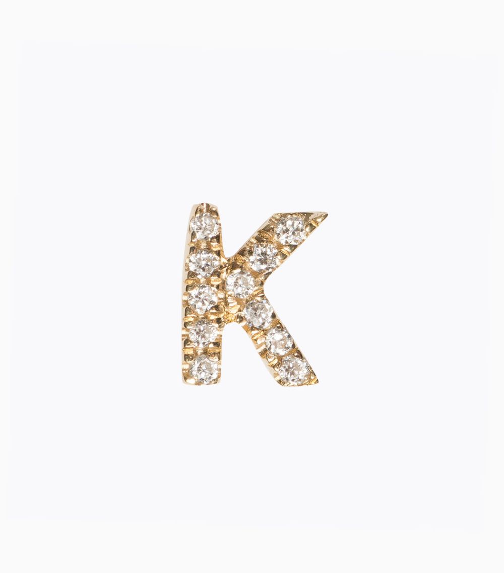 Diamond Initial - K Charm