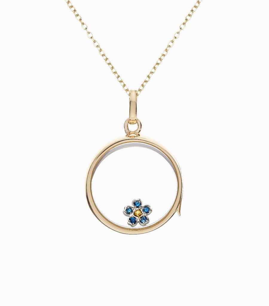 Forget Me Not Charm - In Memory