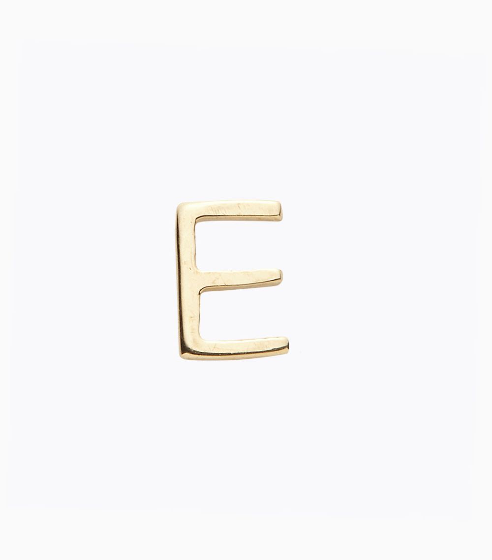 18kt Solid Yellow Gold Initial E Letter Charm For Her Pendant Necklace Locket Womens Fine Jewellery Gift Birthday Wedding Anniversary