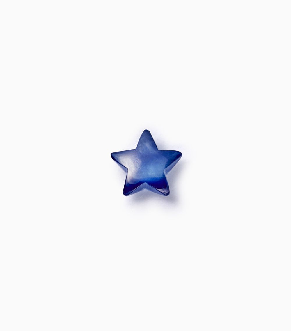 blue sapphire star charm by Loquet London