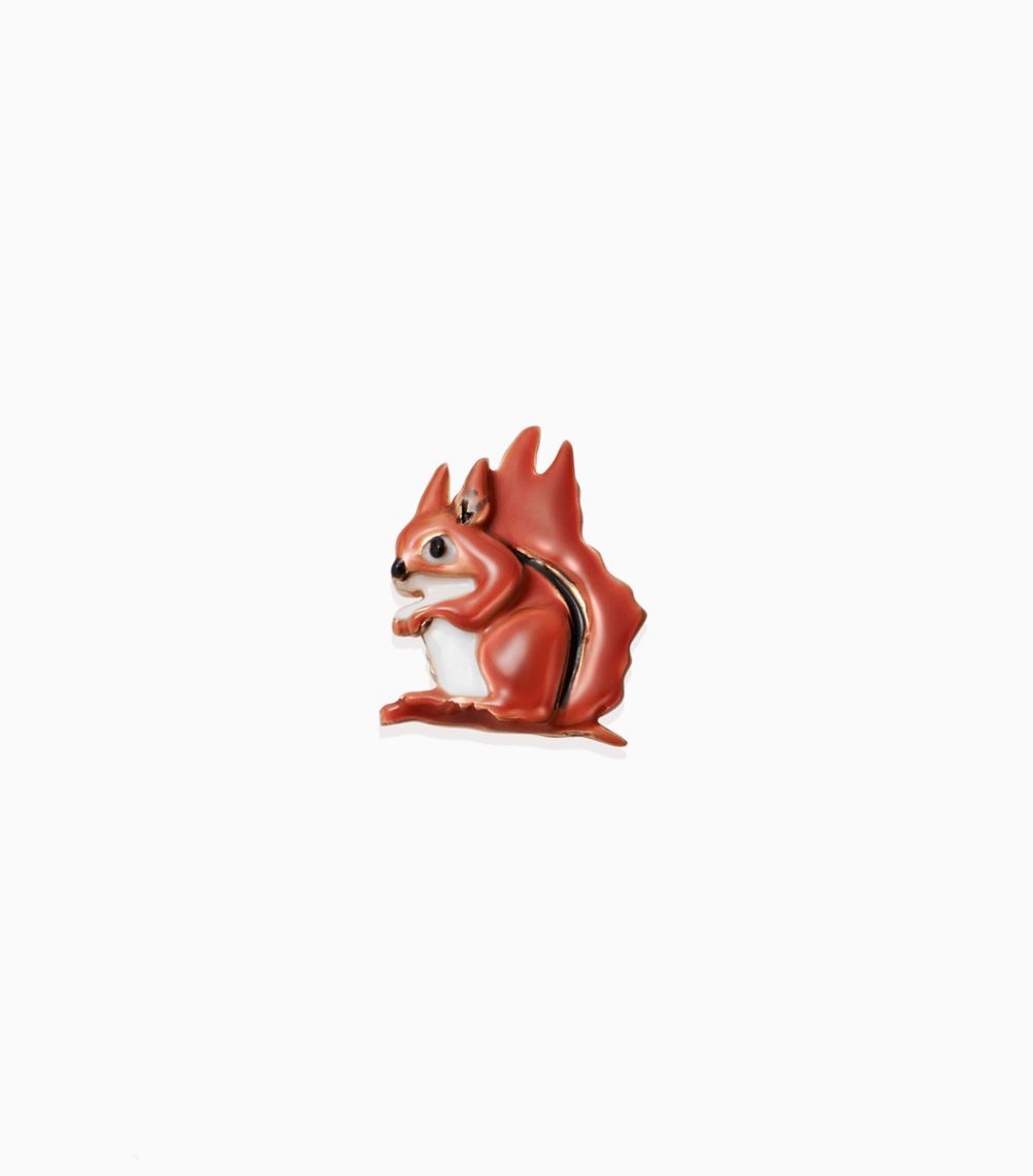 18k yellow gold squirrel charm by Loquet London
