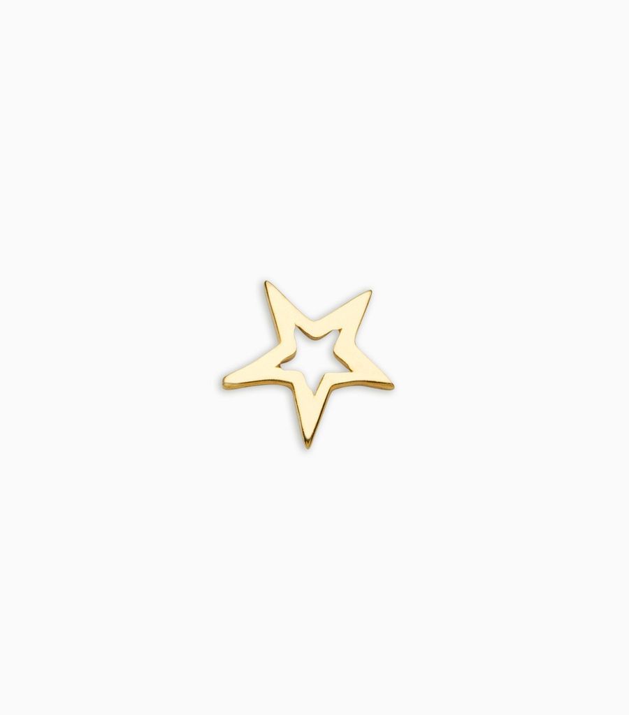 Dreams/nature, yellow gold, 18kt, star