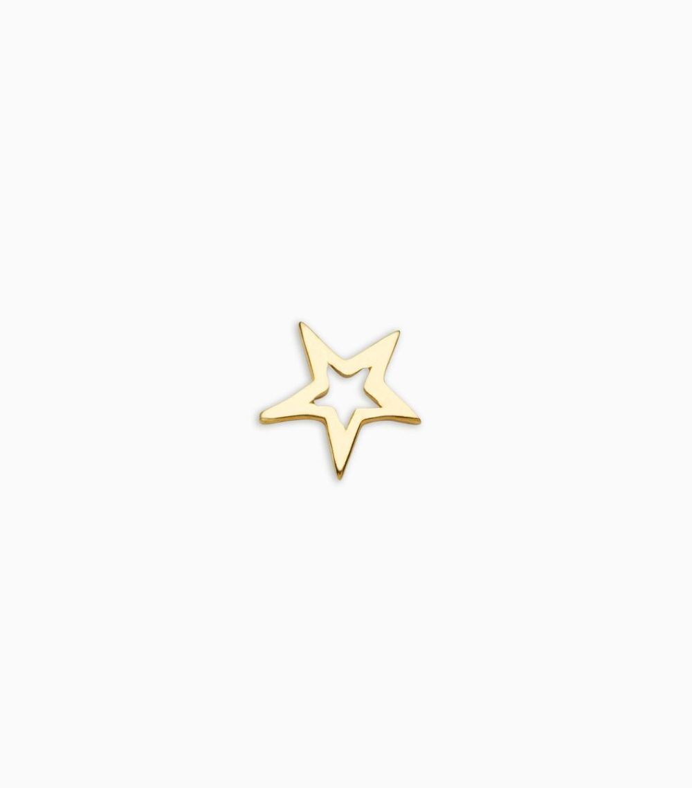 18kt sold yellow gold you're a star charm for her locket pendant