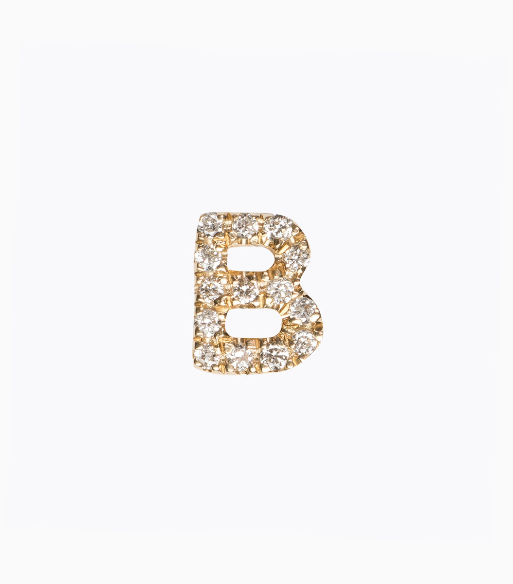 Diamond Initial - B Charm