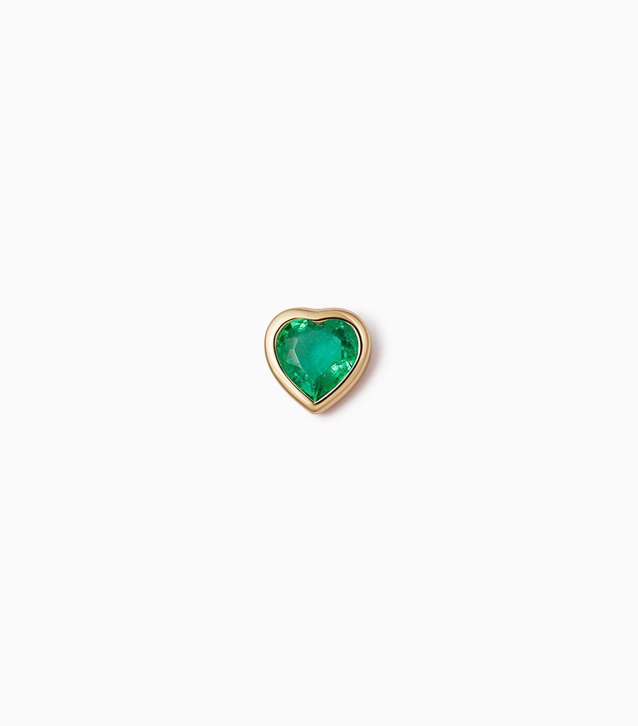 Emerald Heart Charm