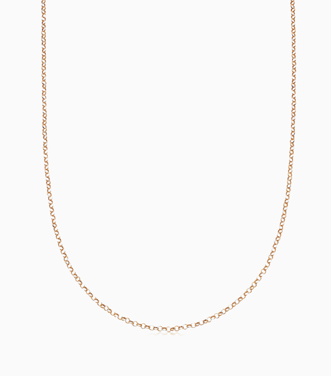 Rose Gold Rolo Chain 32 inch-14kt
